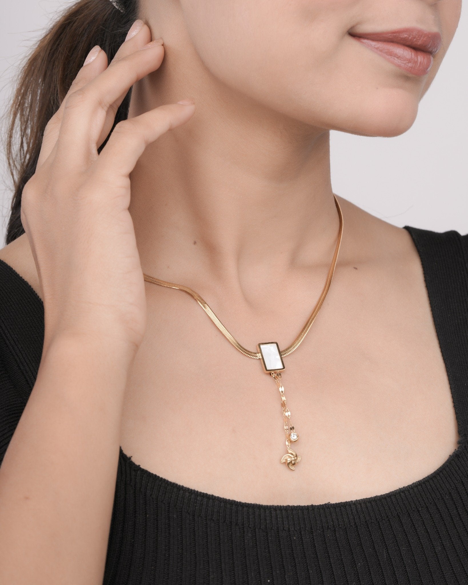 Minimal Charm 18 Carat Gold Finished PVD Coated Anti-Tarnish Necklace