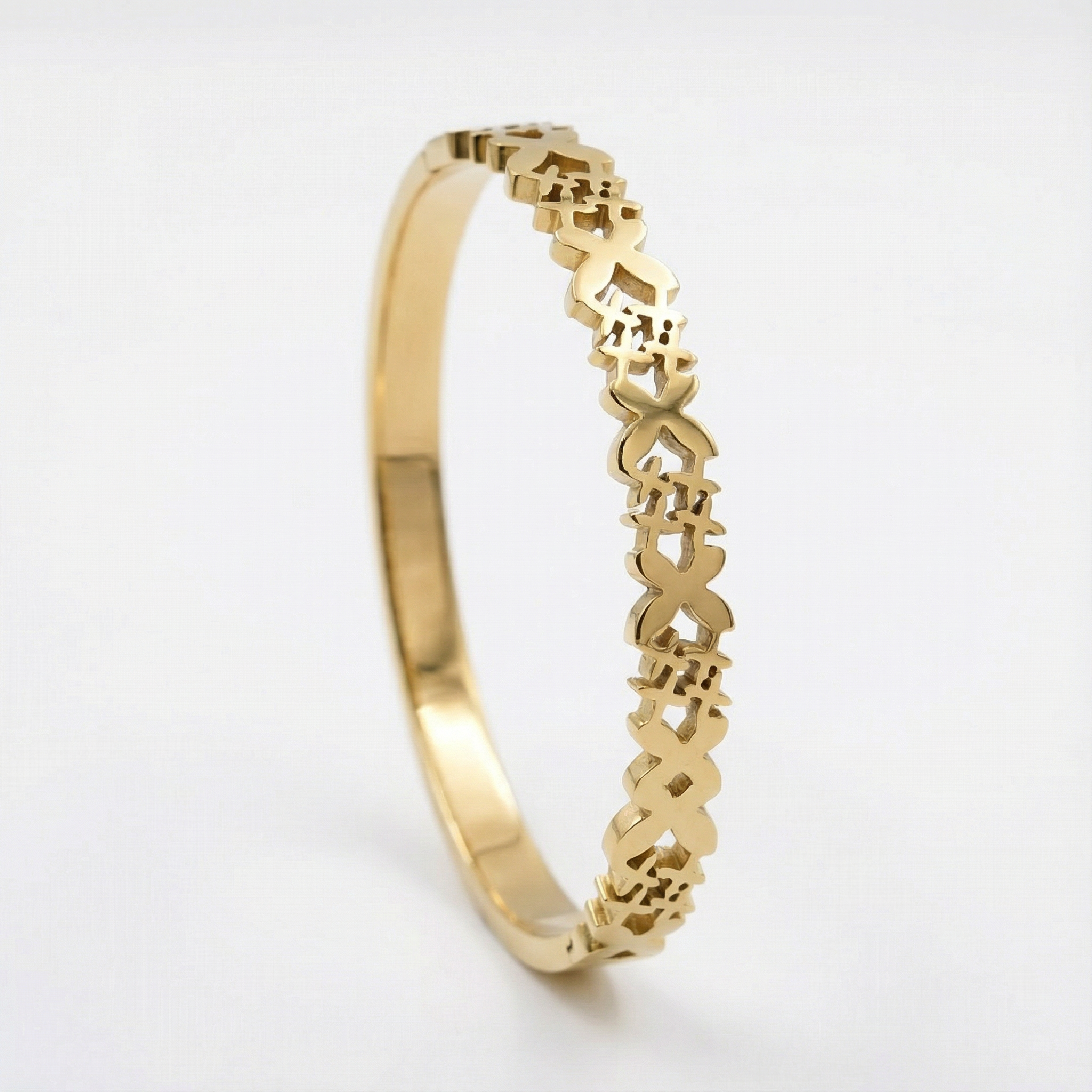 Butterfly Grace Gold 18 Carat Gold Finished PVD Coated Anti-Tarnish Bracelet