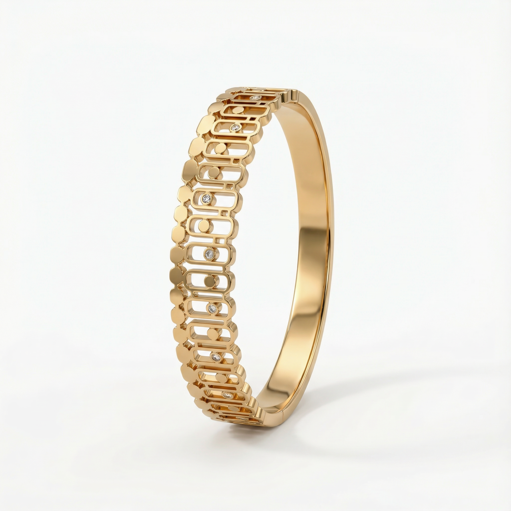Infinity Weave Gold 18 Carat Gold Finished PVD Coated Anti-Tarnish Bracelet