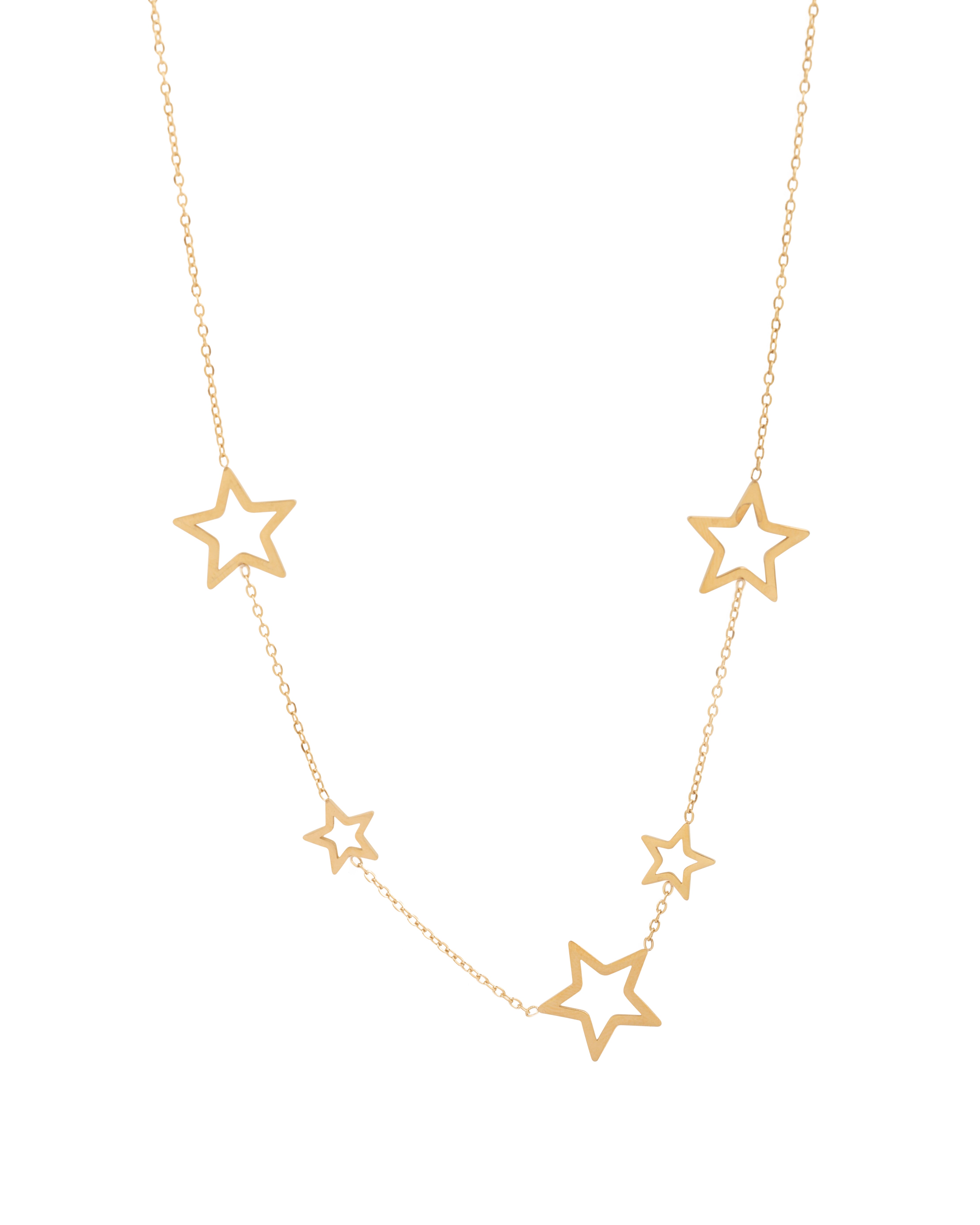 Stellara Gold Starline 18 Carat Gold Finished PVD Coated Anti-Tarnish Necklace
