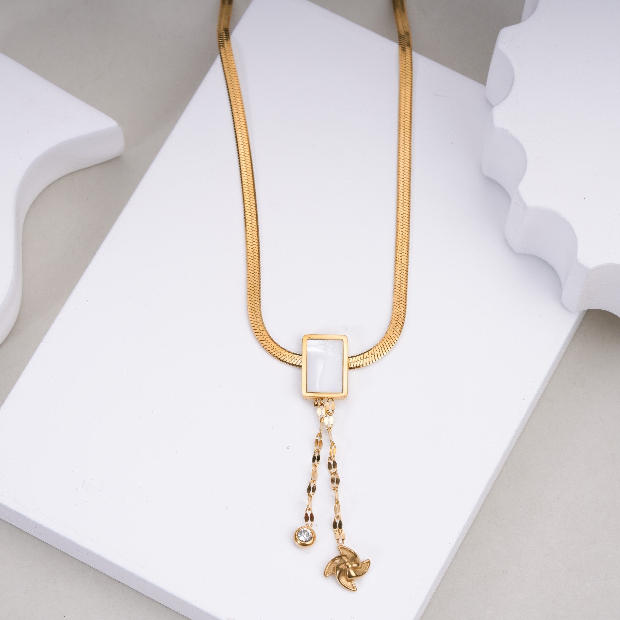 Minimal Charm 18 Carat Gold Finished PVD Coated Anti-Tarnish Necklace