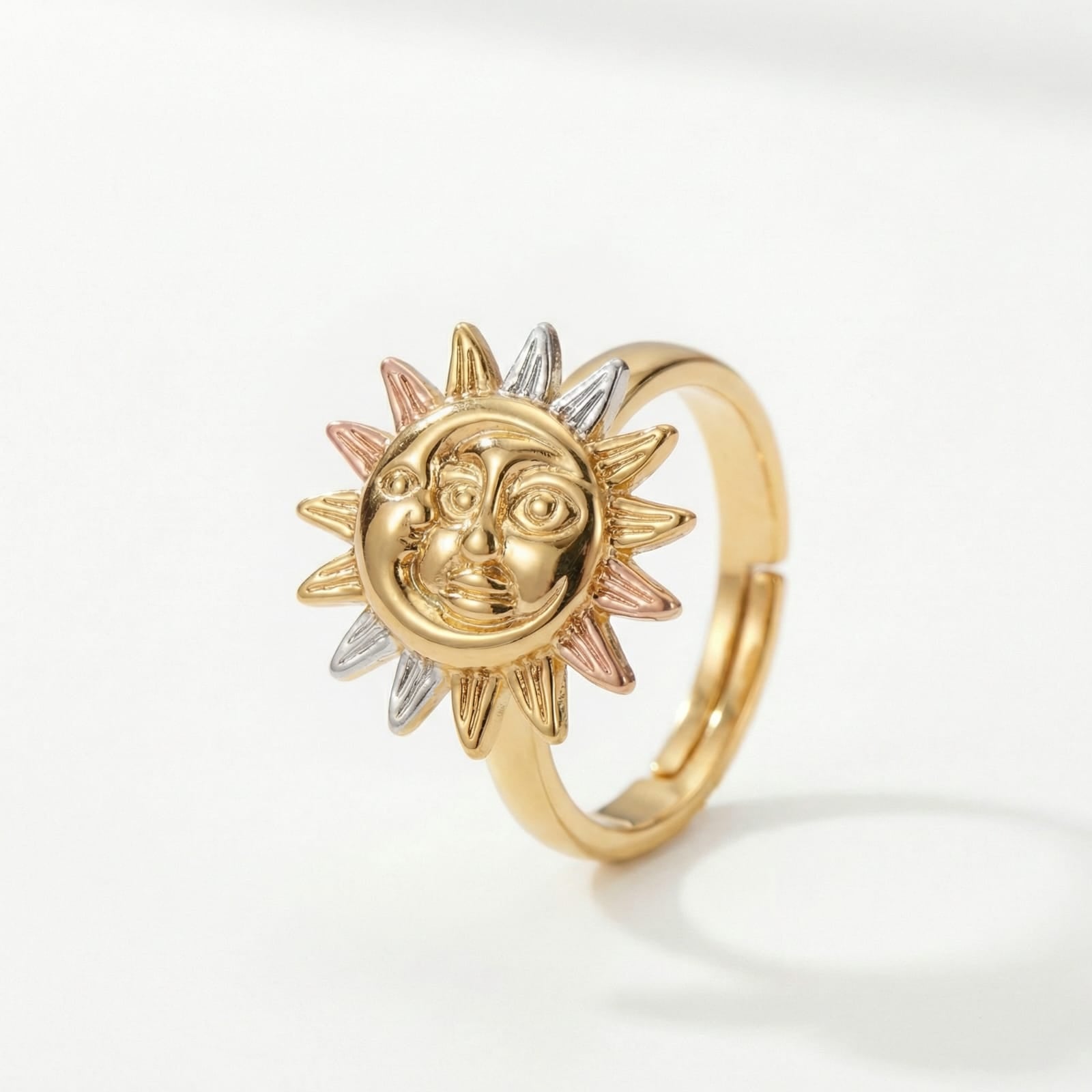 Solara Muse 18 Carat Gold Finished PVD Coated Anti-Tarnish Ring